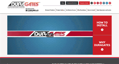 Desktop Screenshot of duragates.com